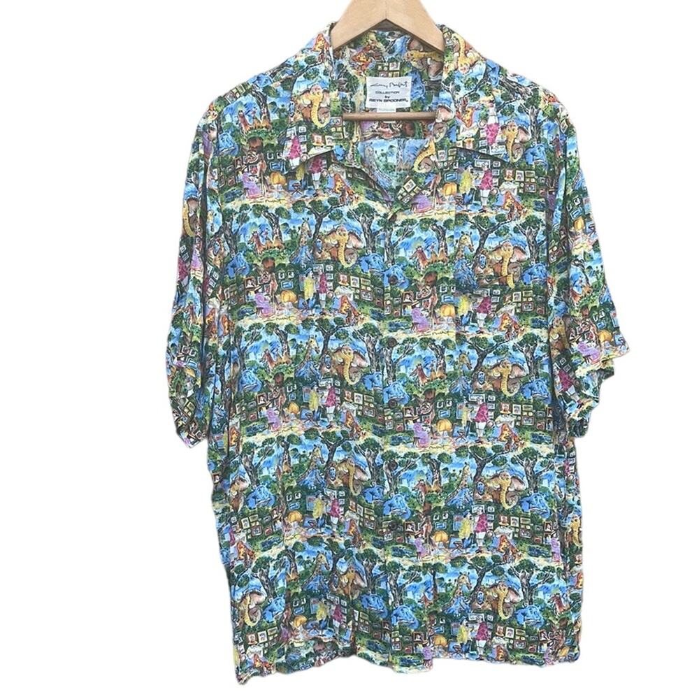 Reyn Spooner x Guy Buffet collab short sleeve button front shirt size XL - Picture 7 of 7